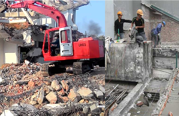 Dịch vụ tháo dỡ, phá bỏ nhà tại quận 3